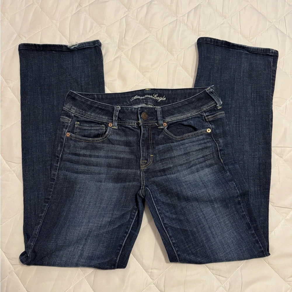 American Eagle Outfitters Women's Original Boot Jeans Size 8 - Picture 1 of 6